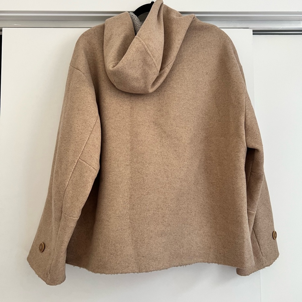 Free People Slouchy Hooded Duffle Jacket - Picture 9 of 12